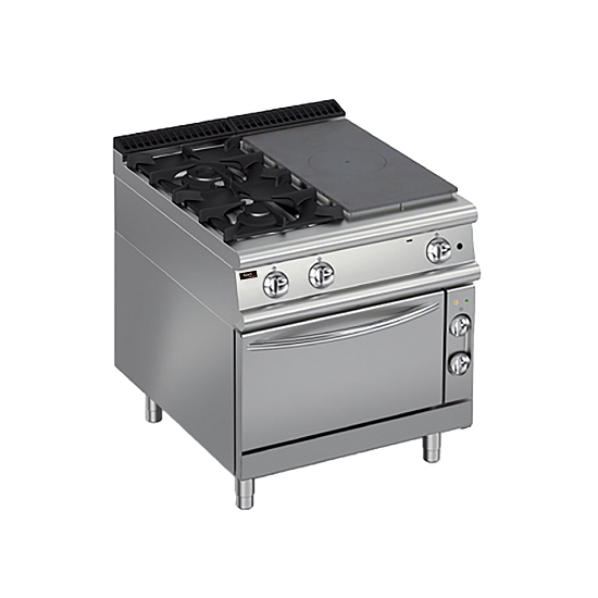 Плита со сплошной поверхностью газовая 700 серии Apach Chef Line LRSTG87R2SXFG